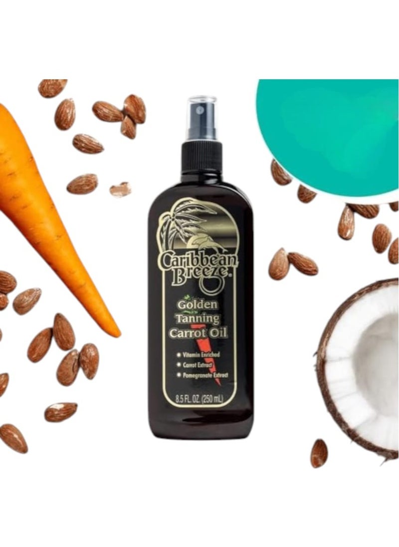 Caribbean Breeze - Carrot Tanning Oil 250ml - Image 1