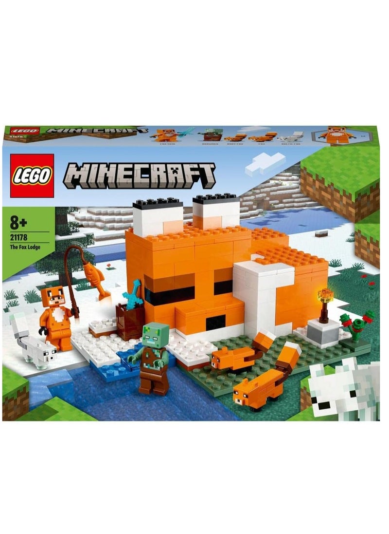 General New minecraft series birthday gift building block minecraft fox hut 21178 puzzle toy boys and girls  - Image 2