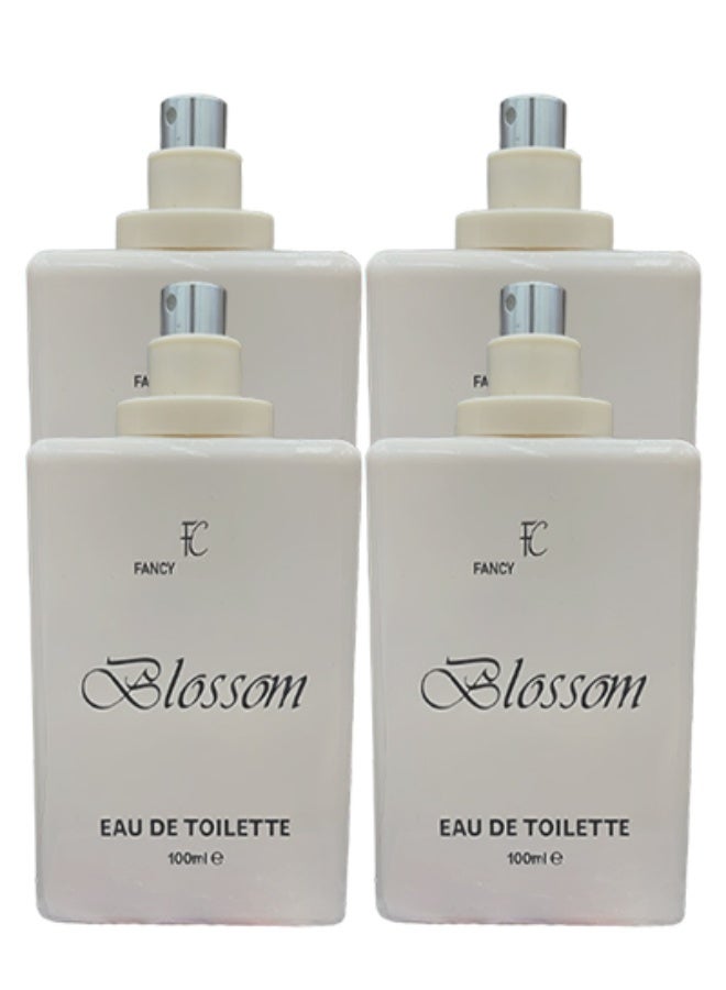 Fancy 4 Pieces Blossom Perfume For Women 100ml EDT - Image 1