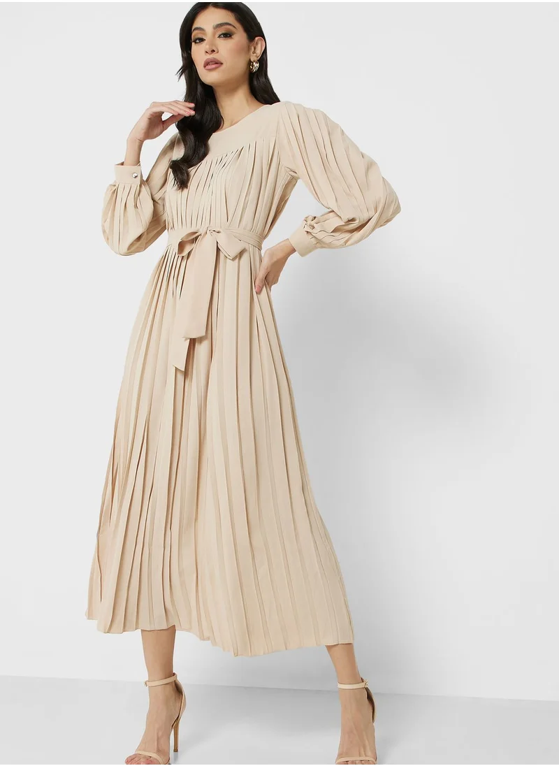 Khizana Pleated Dress