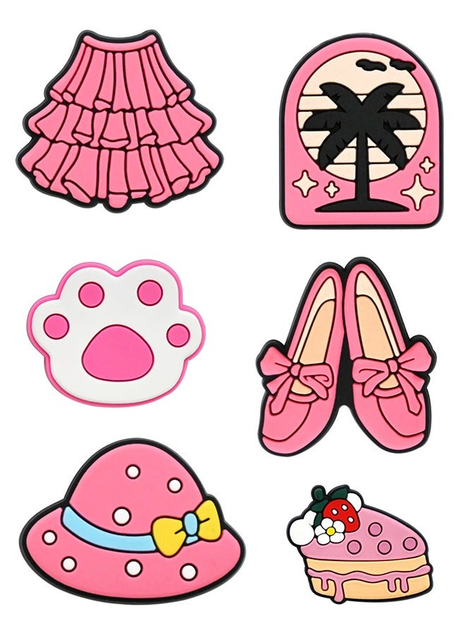 Lemon 30Pcs Pink Girls Decoration Charms, Shoe Decoration, Cute Girly Charm Gift for Girls Kids Teens Women Adults - Image 4