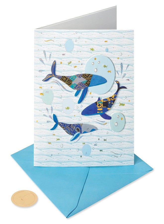 Papyrus Blank Card - Designed by House of Turnowsky (Whales) - Image 4