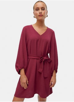 VERO MODA Vmolivia L/S Abk Dress Wvn Btq Ga  - Image 2
