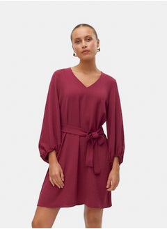 VERO MODA Vmolivia L/S Abk Dress Wvn Btq Ga  - Image 3