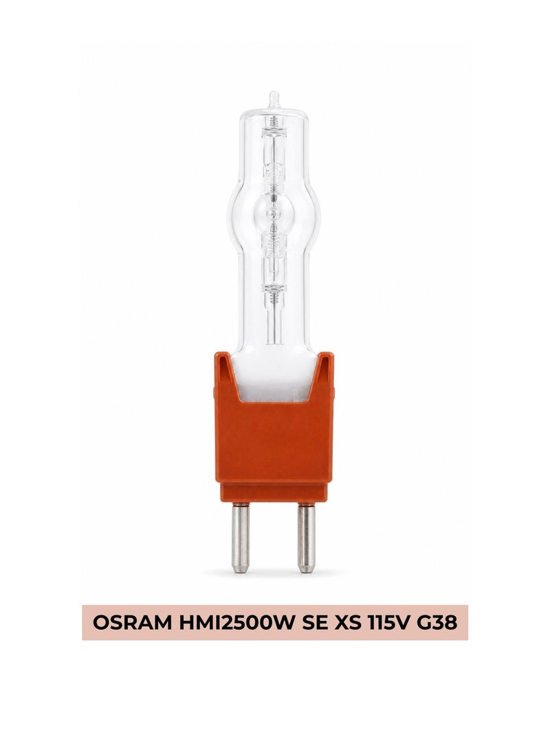 OSRAM مصباح استوديو معدني هاليد احترافي OSRAM HMI 2500W SE XS 115V G38 6000K - Image 1