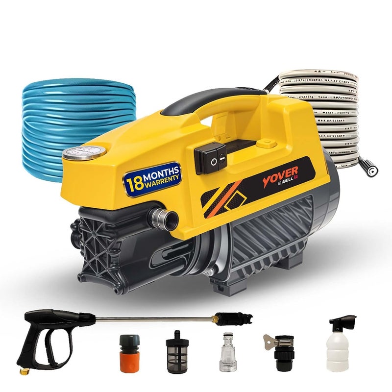 IBELL YO1800 High Pressure Washer 1800W Induction Motor 120 Bar Car Washer High Pressure Gun 65 LMin Flow 8M Hose Portable Pressure Washer for Car Bike Home Outdoor Cleaning - Image 1