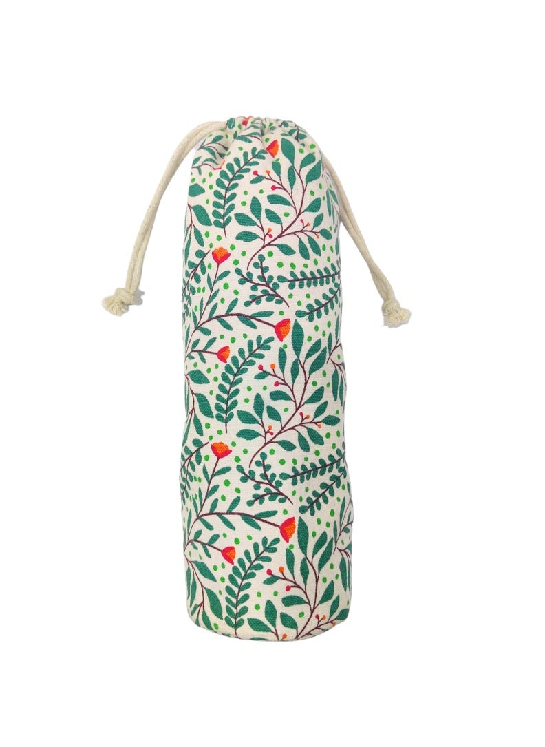 earthsave Earthsave Cotton Premium Water Bottle Pouch-|Canvas Material with Waterproof Lining| For 1 Ltr Bottle  - Image 1