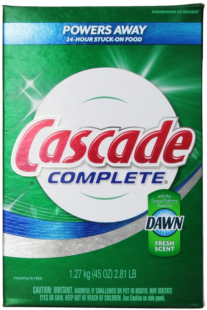 Cascade Complete, Powder Dishwasher Detergent, Fresh Scent 90 Oz (Pack of 1) - Image 5