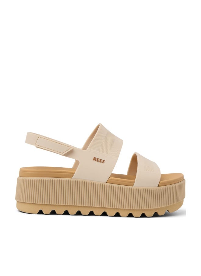REEF Women's Water Vista Higher Platform Sandal, Water Friendly, Adjustable Strap, Vintage/Tan, 8 - Image 1