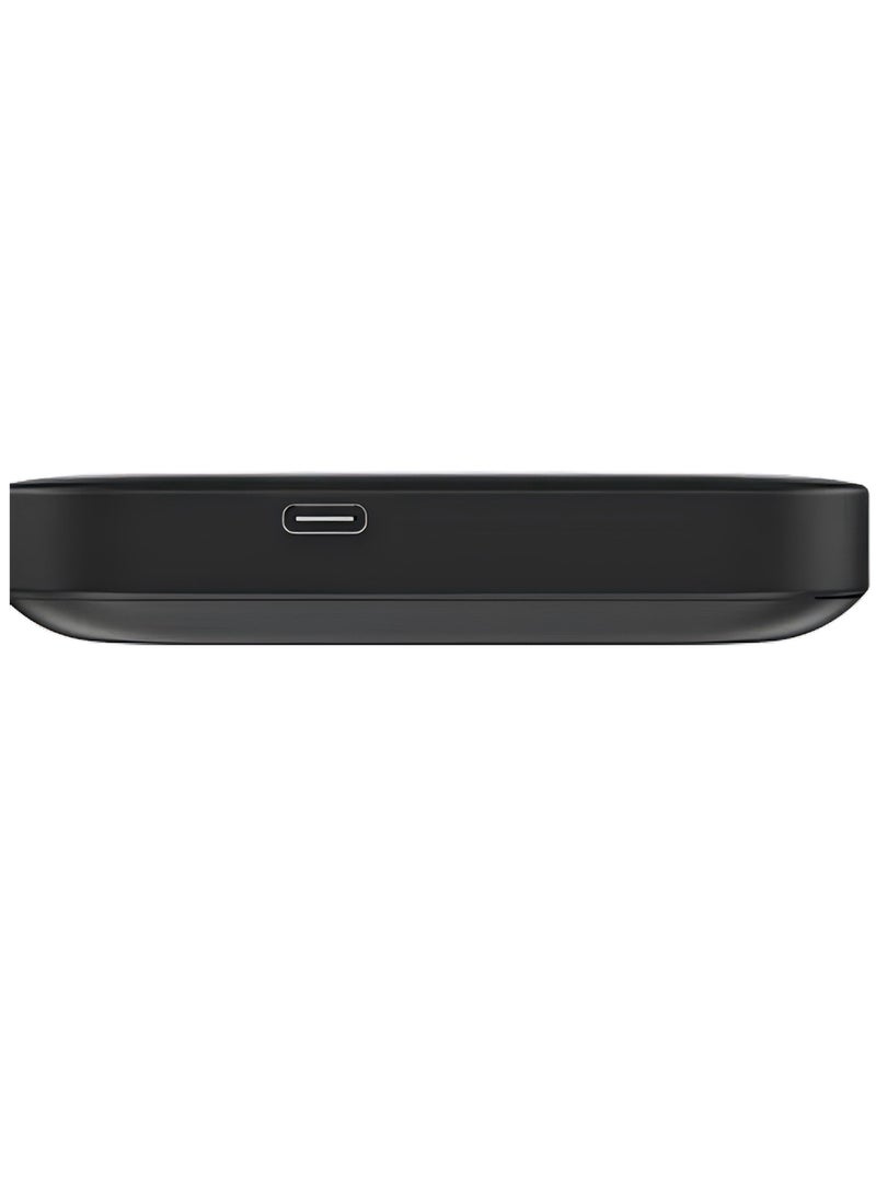 Alcatel - Alcatel Linkzone Cat12 600mbps 4G LTE Dual Band Pocket Router MW12VK Black - Image 1