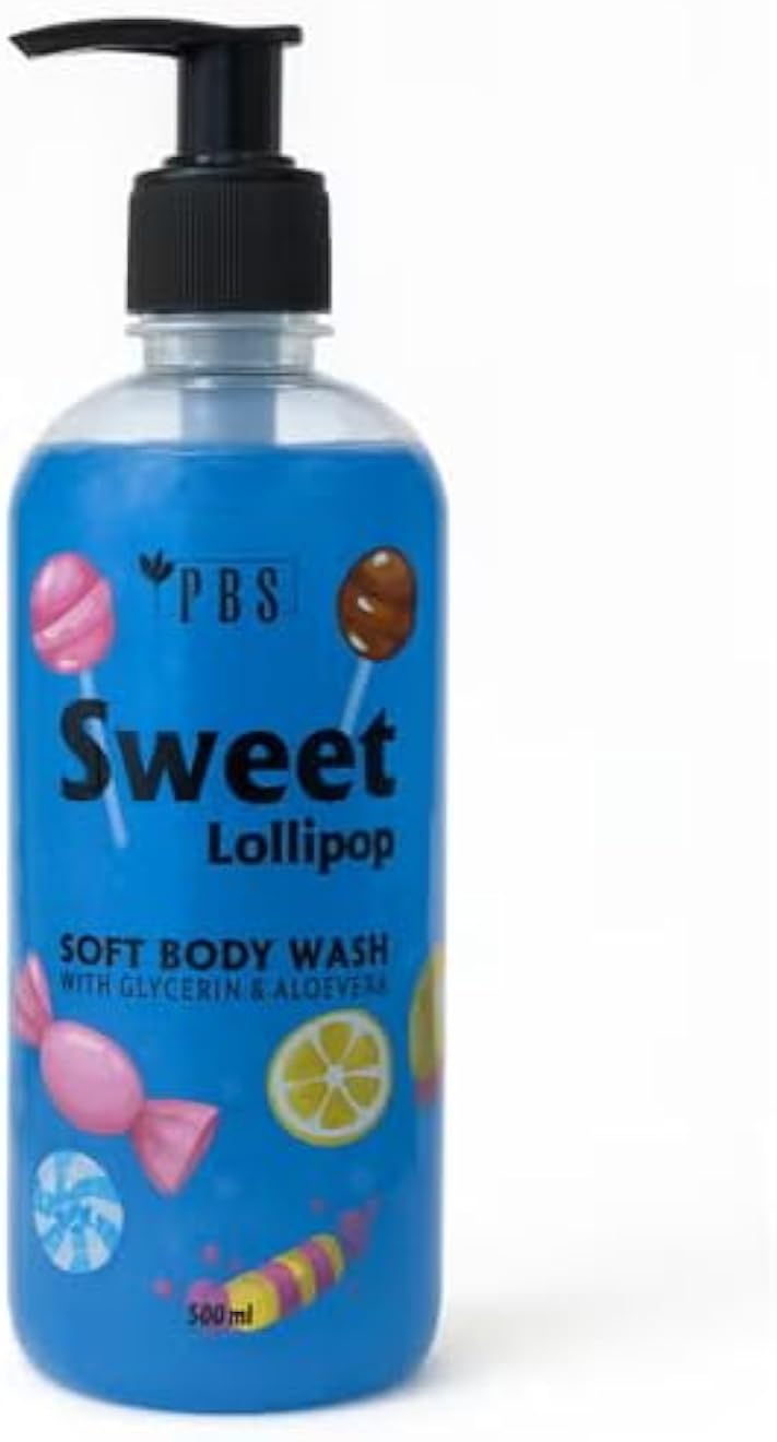 PBS Sweet Lollipop Soft Body Wash with Glycerin &amp; Aloe Vera â€“ 500ml