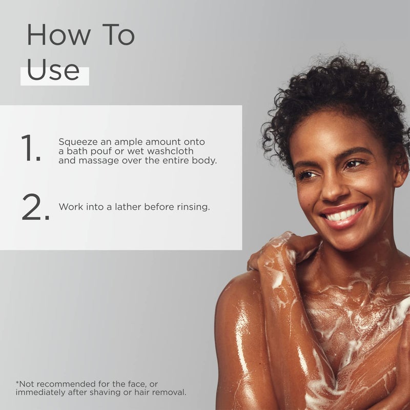 Glytone Glycolic Acid Body Wash â€“ Exfoliating & Moisturizing Body Wash for Dry Skin, Reduce Keratosis Pilaris â€“ Fragrance-Free Exfoliator with Glycolic Acid for Rough & Bumpy Skin, 6.7 Fl Oz - Image 4