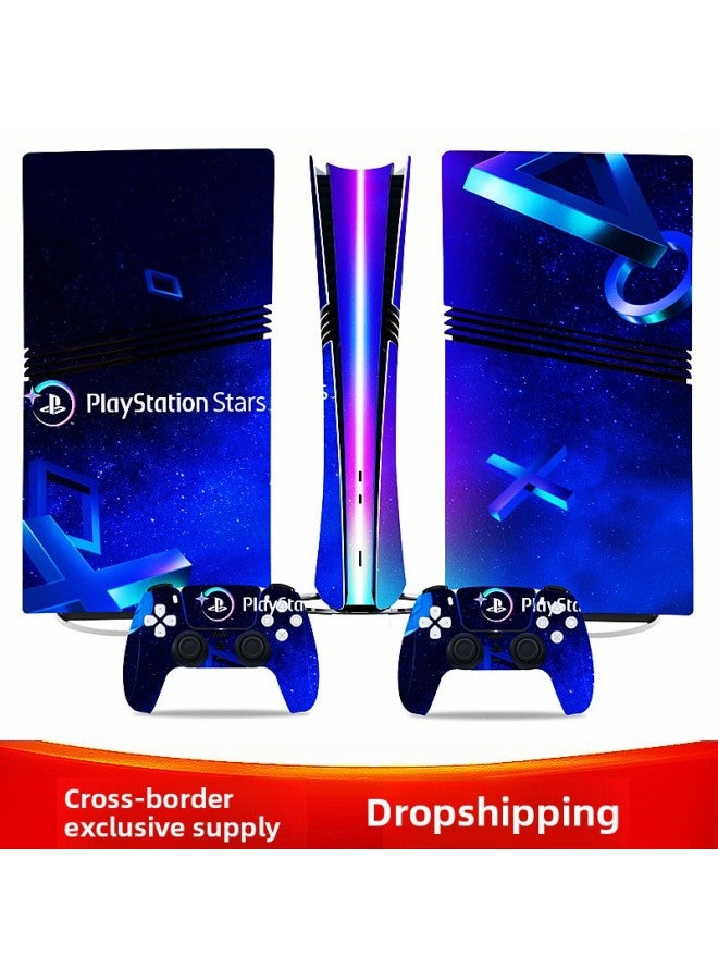 PS5 Pro Game Console Sticker Digital Version Of The Main Machine Sticker Handle Protective Film PS5 PRO Accessories-Color:TN-P5PDigital-0537  - Image 2