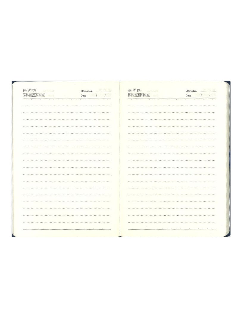 A5 Size Executive PU Notebook With Elastic Closure And Pen Loop Grey