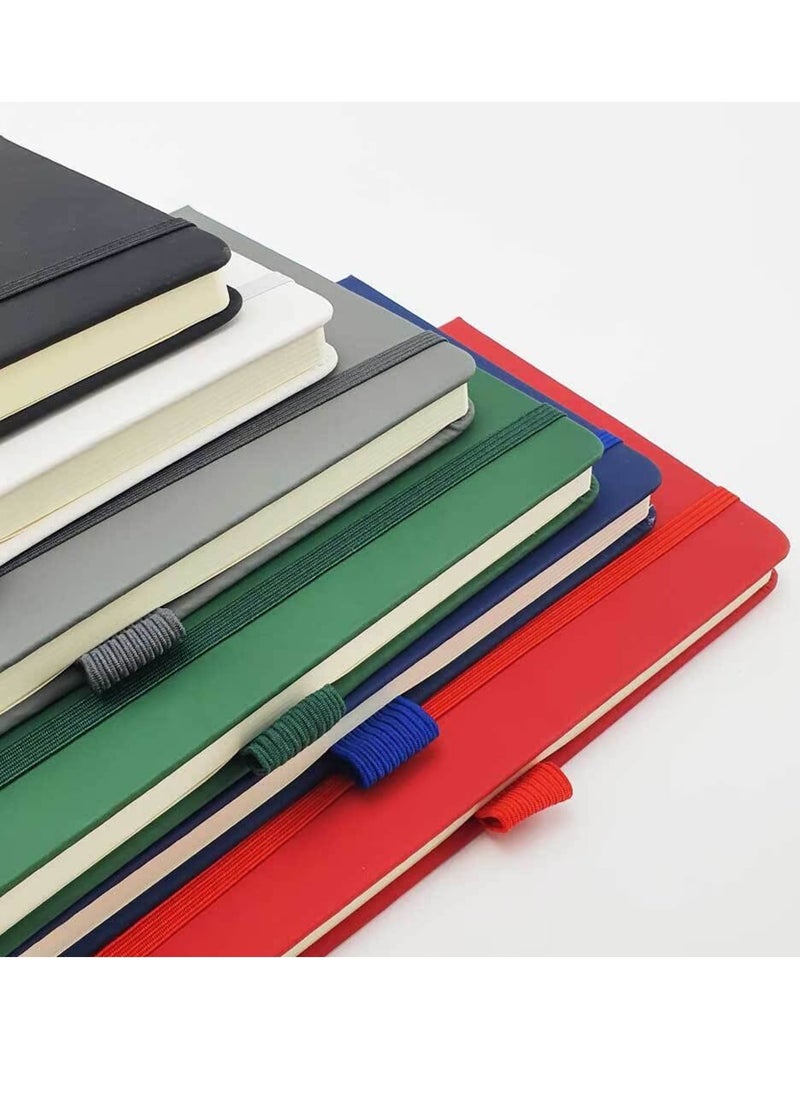 A5 Size Executive PU Notebook With Elastic Closure And Pen Loop Grey