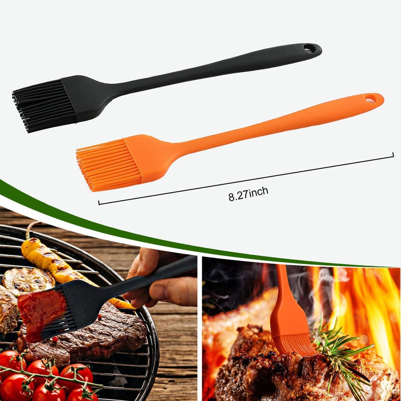 POLIGO Smash Burger Press Kit - 4 in 1 Stuffed Burger Mold, Cast Iron Burger Presses, Sauce Brushes Included - Non Stick Smash Burger Press Set for Grill and Griddle Cooking - Round and Rectangle - Image 5