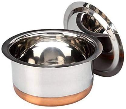 Liolis Stainless Steel 1 Pcs Tope Set | Multipurpose Patila for Milk Boiling | Patila Set for Home with Capacity | 1800ml Pack of 1