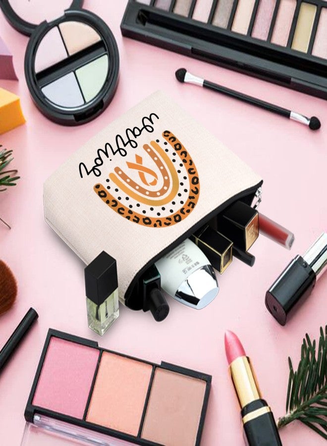 BLUPARK Leukemia Awareness Makeup Bag Leukemia Survivor Gift Leukemia Warrior Gift Orange Ribbon Support Zipper Bag (Leukemia Warrior) - Image 5