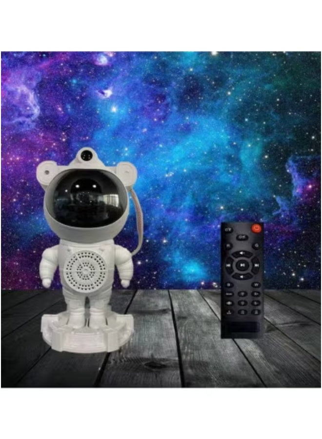 JAJEEK Astronaut Galaxy Projector Lamp with Built-In Speaker, Timer & Remote Control – USB Powered Starry Night Light Projector with 360° Adjustable Spaceman Design, Nebula & Star Effects, Bluetooth Music Playback – Ideal for Bedroom, Gifts & Room Decoration - Image 1