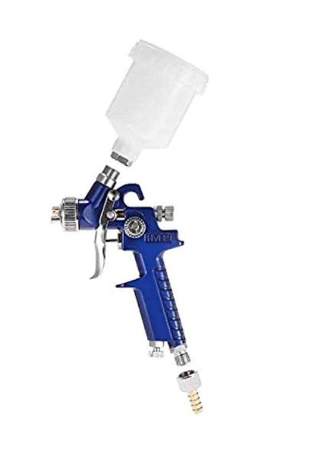 Airbrush Kit HVLP Air Spray Gun Touch Up Paint Sprayer Gravity Feed Air Brush Set 0.8mm Nozzle Auto Car Detail Painting for Spot Repair - Image 1