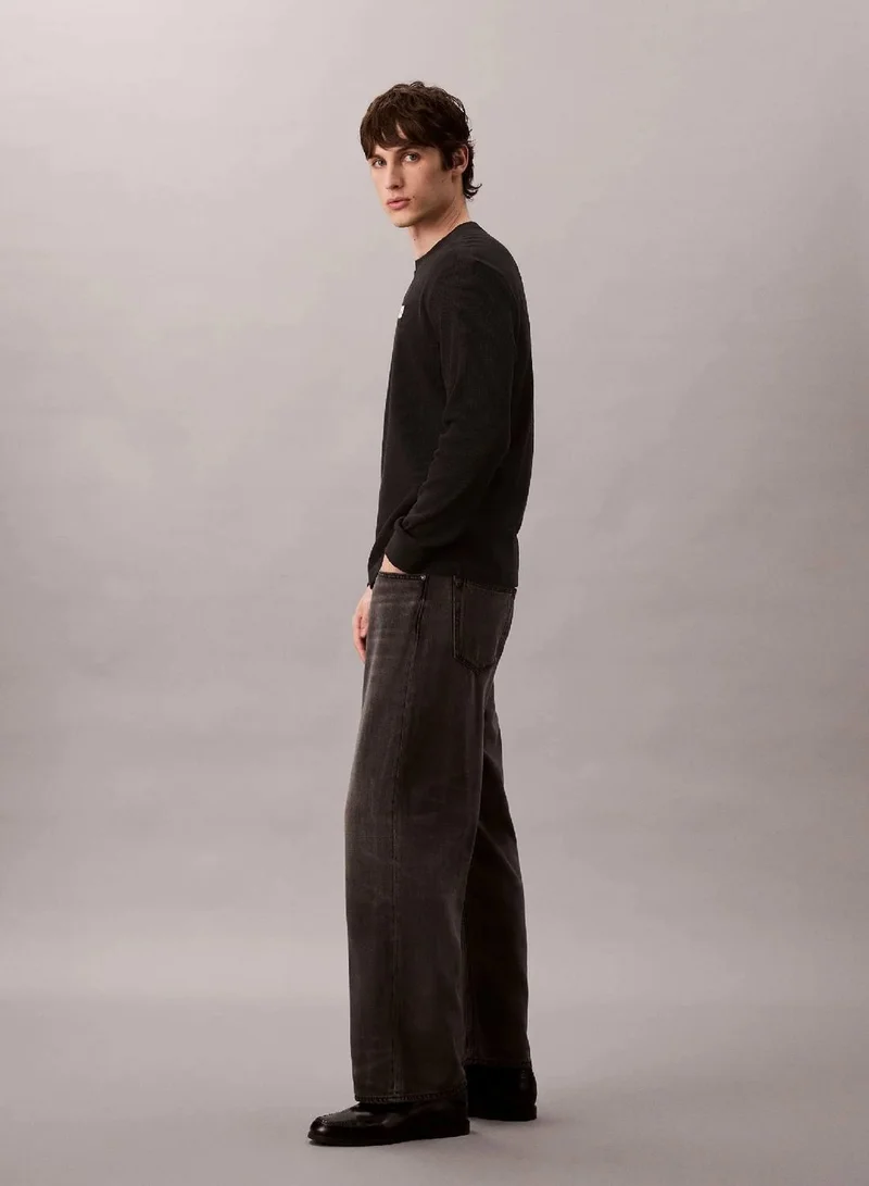 Calvin Klein Jeans CHARCOAL ASH Baggy Jeans for Men | Best Price UAE