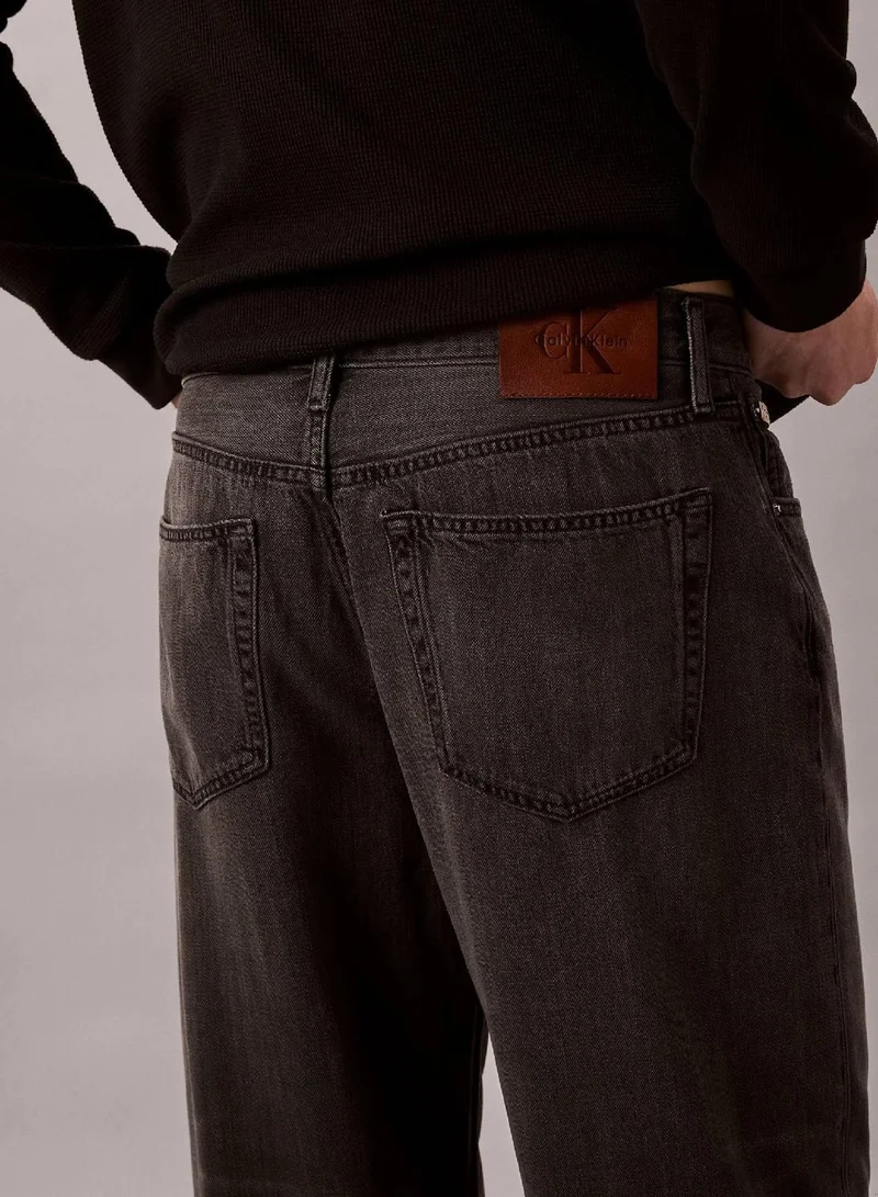 Calvin Klein Jeans CHARCOAL ASH Baggy Jeans for Men | Best Price UAE