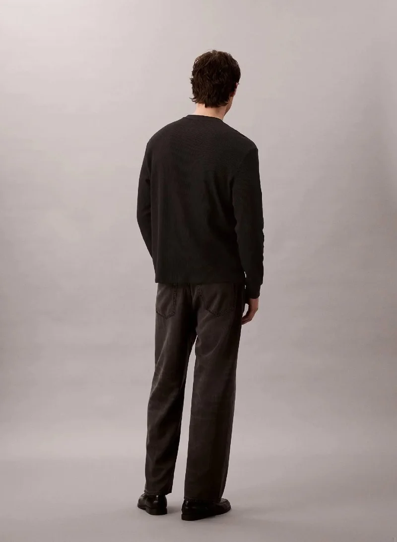 Calvin Klein Jeans CHARCOAL ASH Baggy Jeans for Men | Best Price UAE