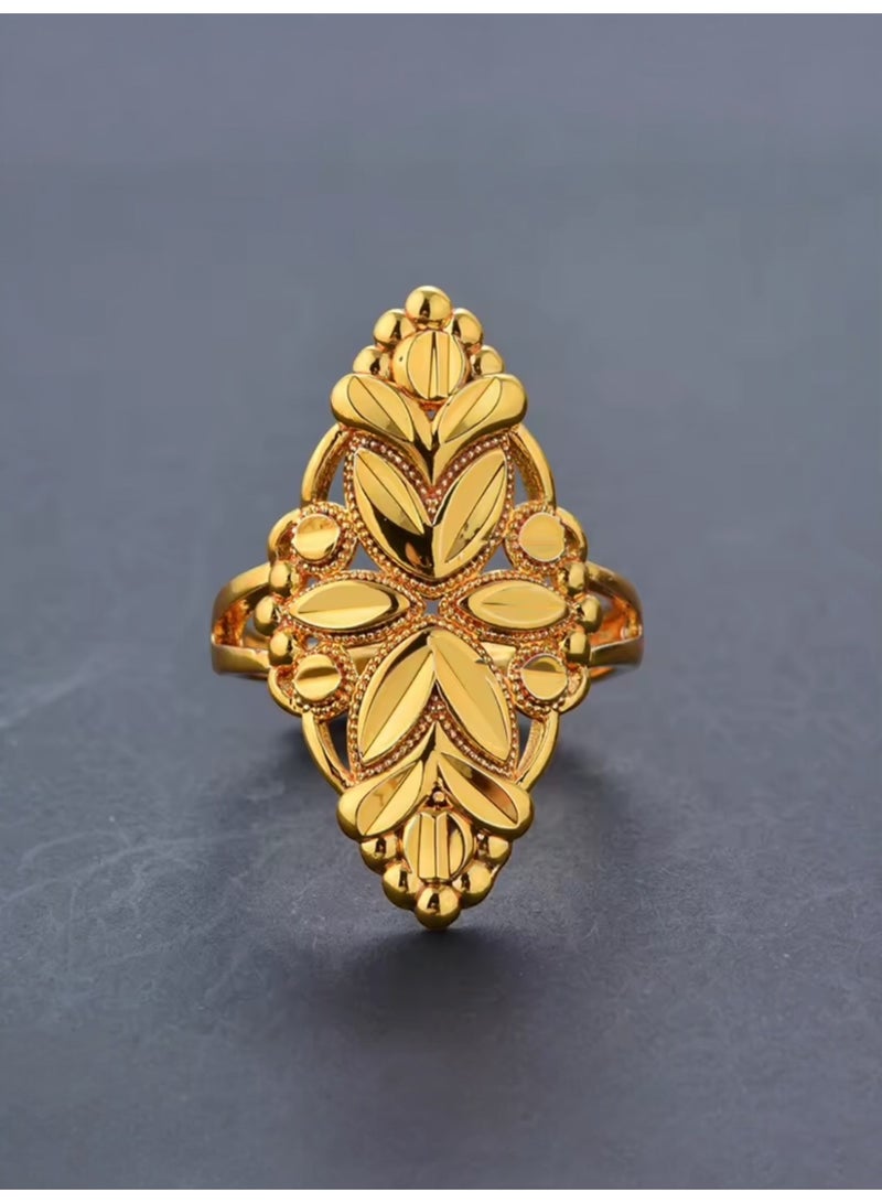 GOLDMAX 21k Gold Plated Ring For Women One Size - Image 3