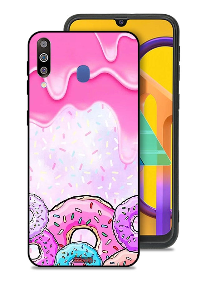 Tolwak Samsung Galaxy M30 Protective Case Cover Donut Colors - Image 1