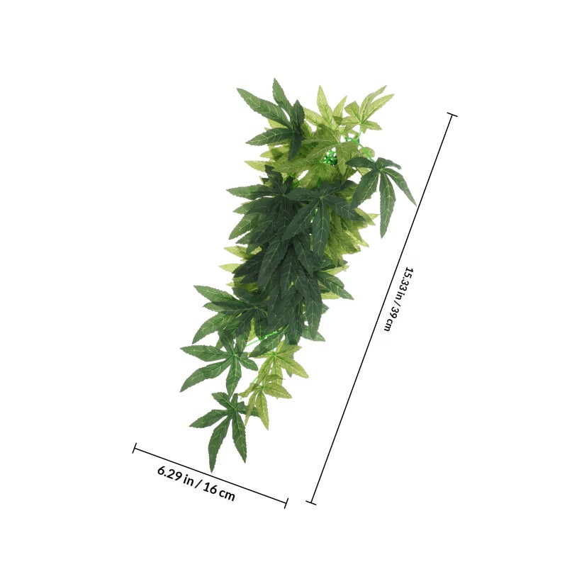 🌱 نباتات اصطناعية بتصميم واقعي مع أكواب شفط لبيوت السحالي والوزغ - Image 2