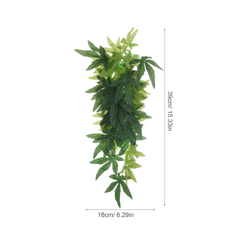 🌱 نباتات اصطناعية بتصميم واقعي مع أكواب شفط لبيوت السحالي والوزغ - Image 3