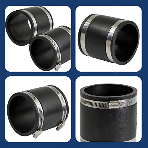 SUPPLYGIANT موصل مرن 6I48x10 من Supply Giant، 3 بوصة، أسود - Image 4