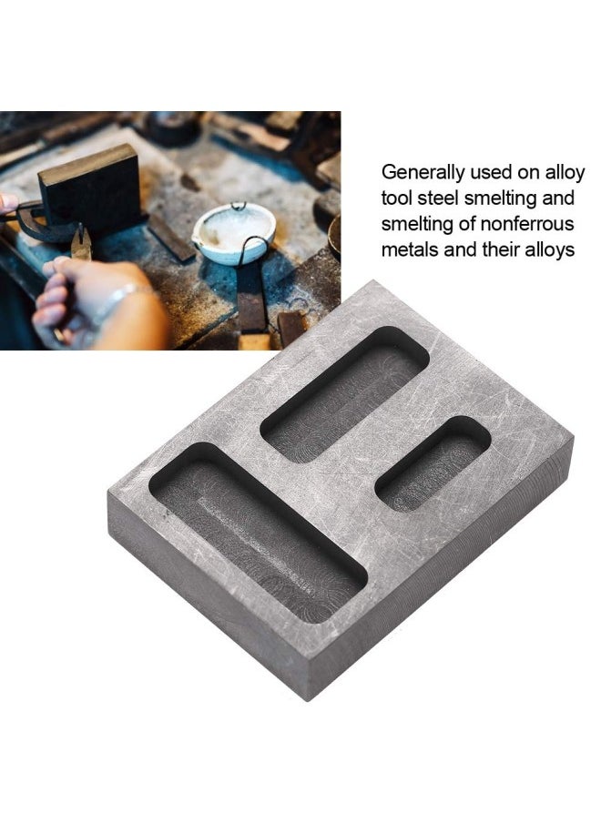 klarako Graphite Melting Mold, Graphite Crucible Ingot Torch Melting Casting Refining Scrap Bar Combo Mold for Gold Silver Aluminum Melting Casting Refining Metal Jewelry  - Image 1