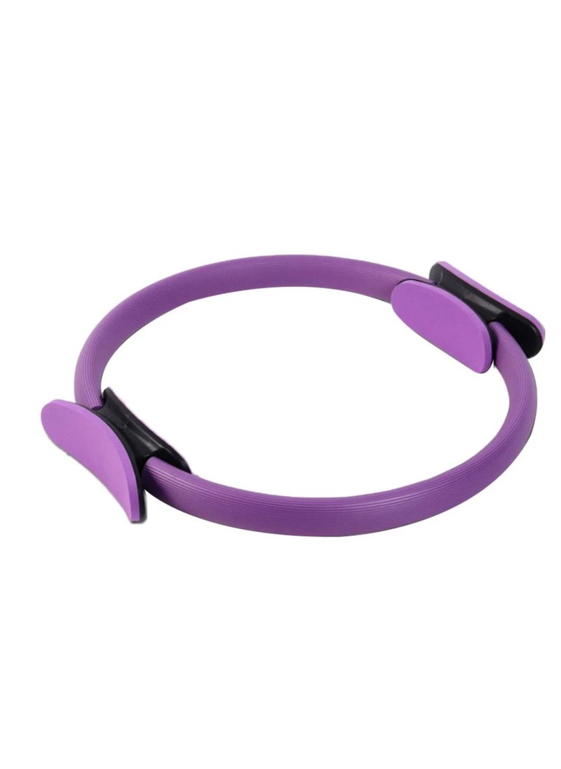 Spall Pilates Ring Dual Grip Handles,Yoga Fitness Circle,Exercise Unbreakable Magic Circle,Body Ring Home Workout for Toning and Fitness Thighs, Abs and Legs  - Image 1