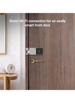 EZVIZ DL03 Pro Smart Rim Lock, Keyless Entry with Fingerprint & Passcode Unlocking, 2.4 GHz Wi-Fi Connectivity, Remote Access via EZVIZ App, Automatic Locking, Anti-Tamper Alarm, Real-Time Notifications, Emergency Power Supply, Smart Integration with EZVIZ Cameras, Aluminum & Plastic Construction, Supports Up to 50 Passcodes, Low Battery Alerts, Includes Proximity Cards & AA Batteries, CE Certified  - Image 5