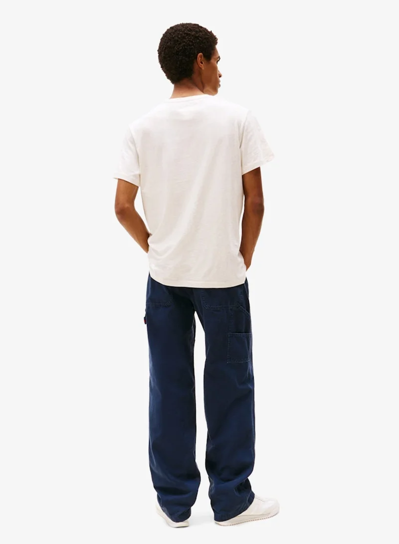 TOMMY JEANS Logo Slim Jersey Crew Neck T-Shirt