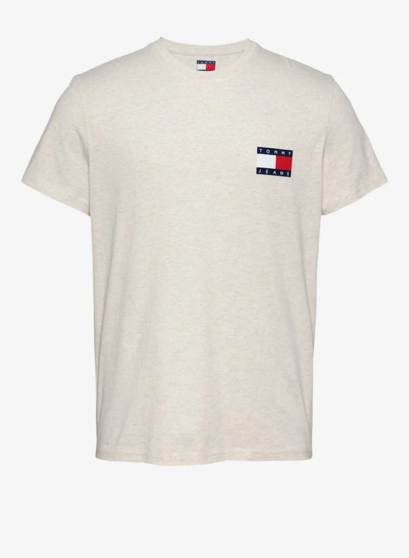 TOMMY JEANS Logo Slim Jersey Crew Neck T-Shirt