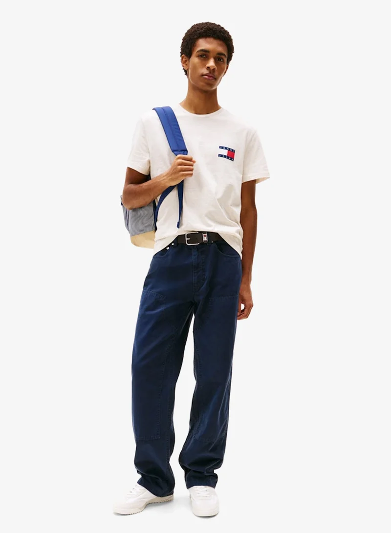 TOMMY JEANS Logo Slim Jersey Crew Neck T-Shirt
