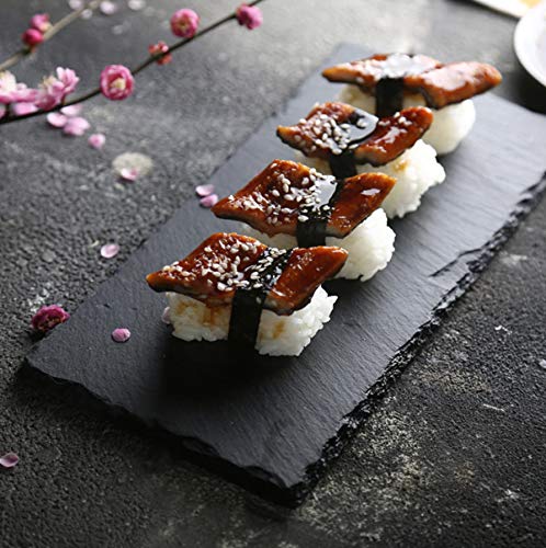 STORE 2508 Store2508 Natural Black Slate Tray Rectangular Platter, Food Platter Server Cheeseboard, 30x15 Cm, Pack of 4 - Image 3