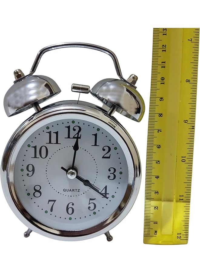 إيروريكس ساعة منبه ذات شكل تقليدي جميل تعمل بالبطارية العادية - Image 2