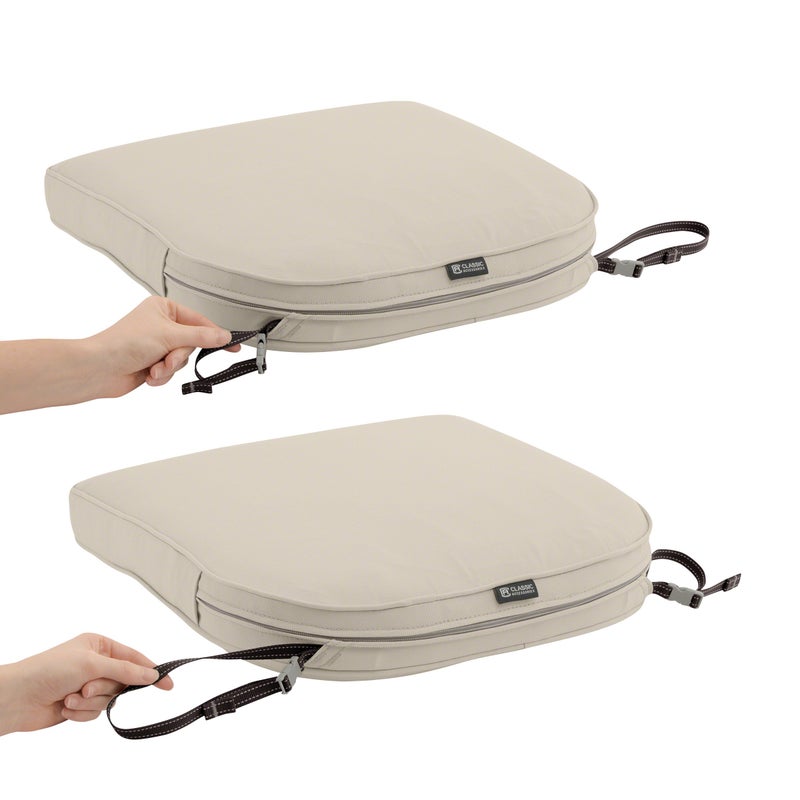 Classic Accessories 60-024-010301-RT Cover, 20"W x 20"D x 2"Thick, Antique Beige - Image 5