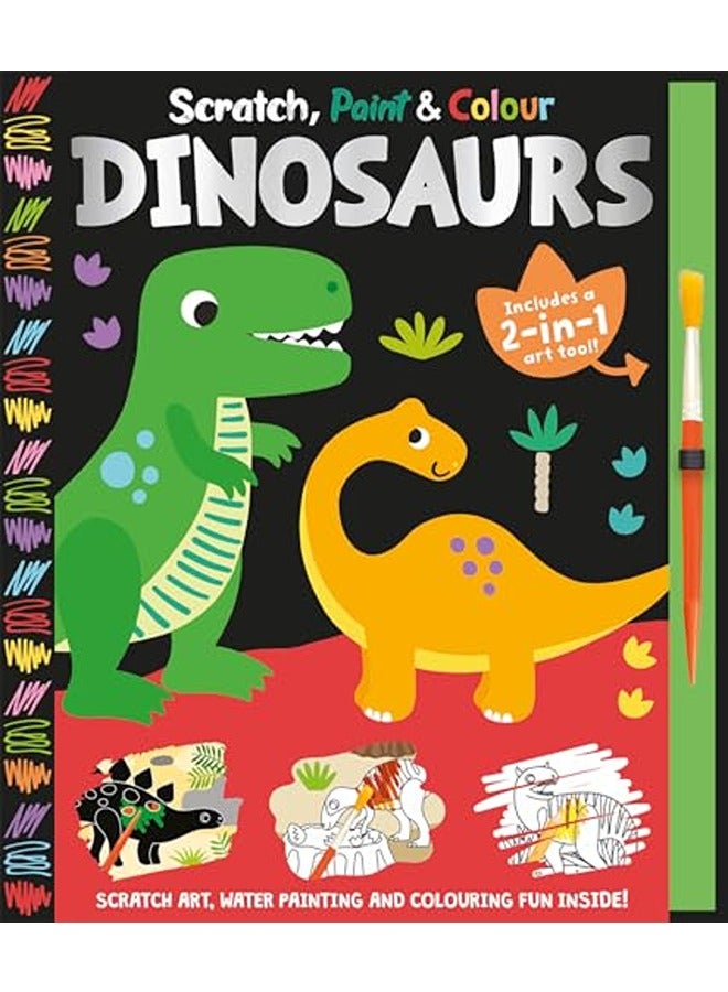 Scratch, Paint & Colour Dinosaurs