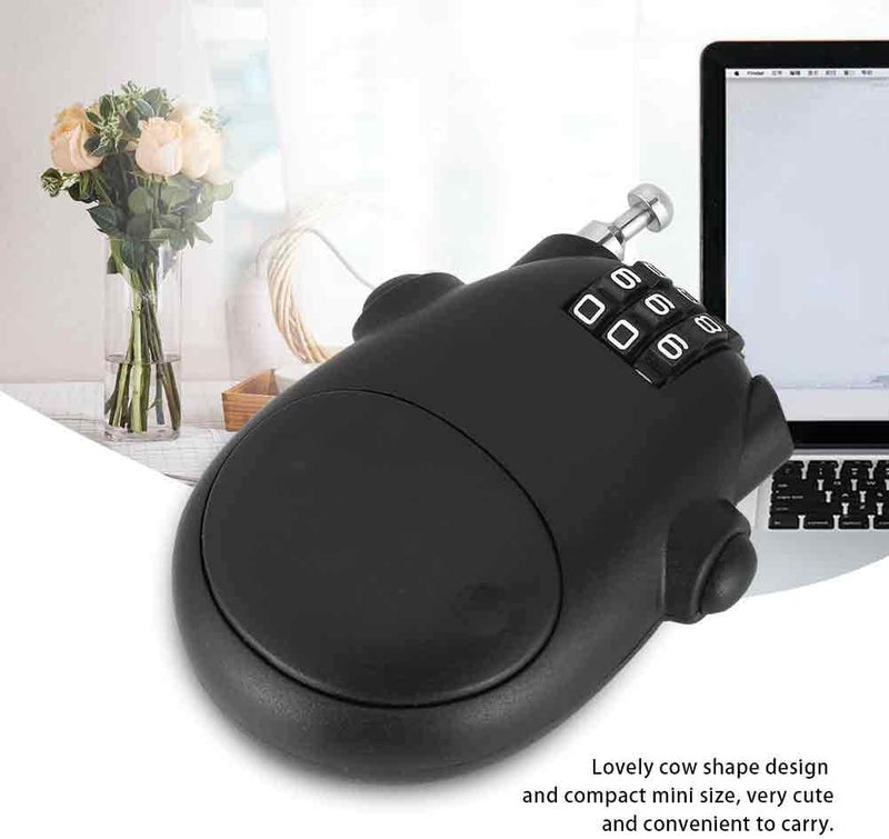 klarako 3 Digit Code Combination Password Lock for Stroller Bicycle Stroller Password Security Lock(Black) Black - Image 2