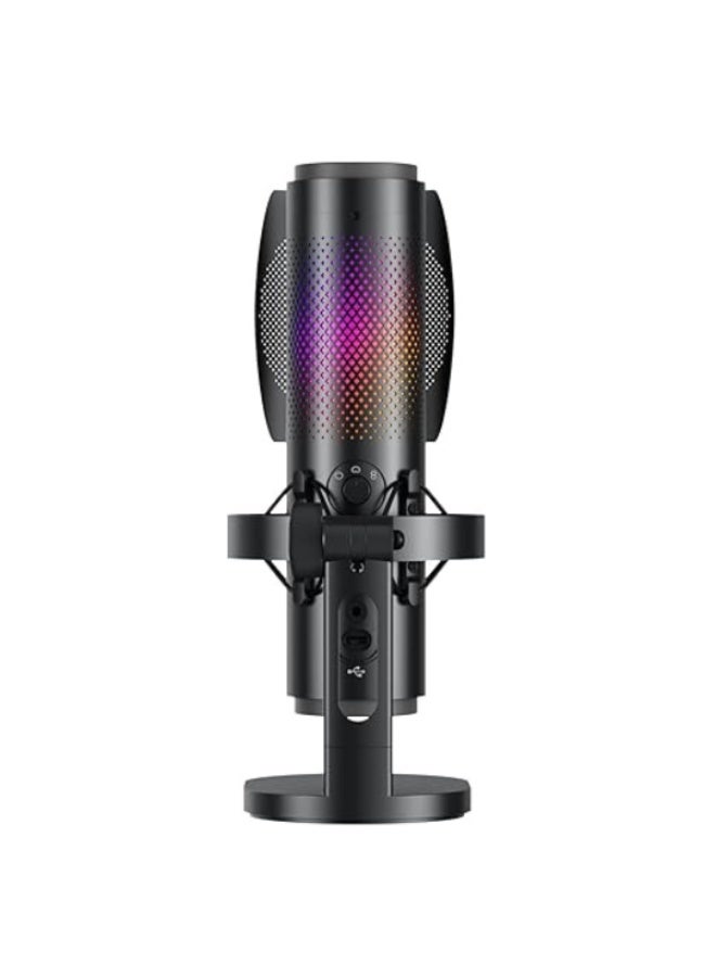 بويا ميكروفون مكتبي USB من BOYA طراز BY‑K9 مع إضاءة RGB - Image 3