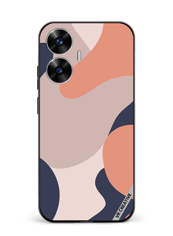 VR CREATIVE Protective Case Cover For Realme C55 Layered In Design Multicolour - Image 1