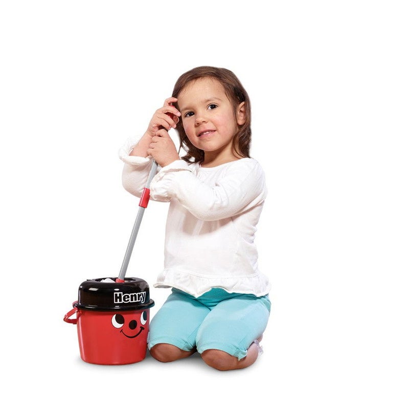 Casdon Henry Mop and Bucket Cleaning Set (2 Pieces, Red/Black) - Image 4