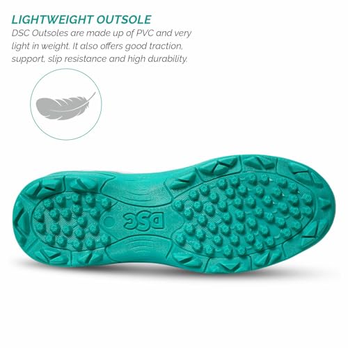 DSC Belter Cricket Shoes for Mens Sea Green, 5 UK - Image 4