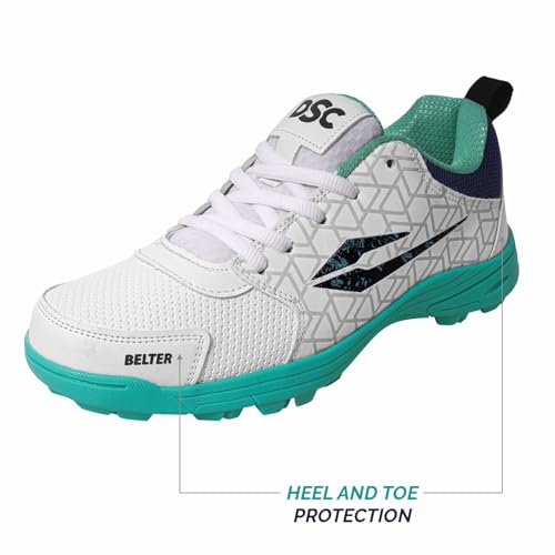 DSC Belter Cricket Shoes for Mens Sea Green, 5 UK - Image 2