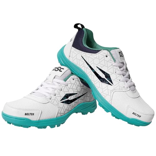 DSC Belter Cricket Shoes for Mens Sea Green, 5 UK - Image 1