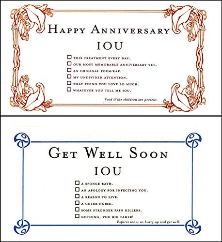 Quiplip get Well + IOU Anniversary (6) Greeting Cards - Image 5